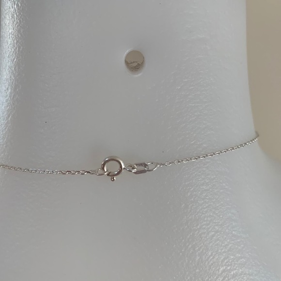 Floating heart sterling silver necklace - Picture 2 of 11